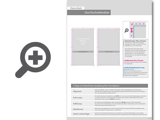 Product Bild durchschreibes__tze_din_lang_hoch__5-fach__4_1-farbig